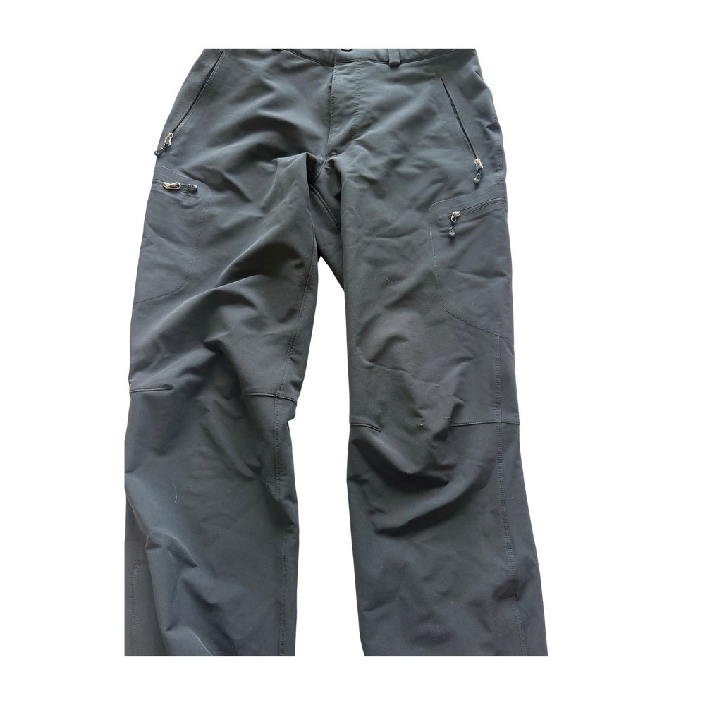 Patagonia Womens Black Softshell Hiking Pants Size 6 Zipper Pockets Outdoor